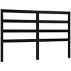 Image de vidaXL Tête de lit noir 126x4x100 cm pin massif