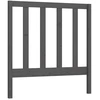 Image de vidaXL Tête de lit Gris 96x4x100 cm Pin massif