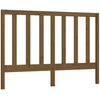 Image de vidaXL Tête de lit marron miel 126x4x100 cm Pin massif