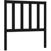 Image de vidaXL Tête de lit noir 81x4x100 cm pin massif