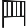 Image de vidaXL Tête de lit noir 106x4x100 cm pin massif