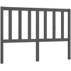 Image de vidaXL Tête de lit Gris 166x4x100 cm Pin massif