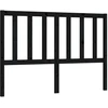 Image de vidaXL Tête de lit noir 166x4x100 cm pin massif