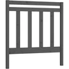 Image de vidaXL Tête de lit Gris 106x4x100 cm Pin massif