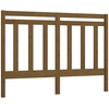Image de vidaXL Tête de lit marron miel 141x4x100 cm Pin massif