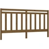 Image de vidaXL Tête de lit marron miel 206x4x100 cm Pin massif