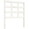 Image de vidaXL Tête de lit blanc 80,5x4x100 cm pin massif