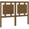 Image de vidaXL Tête de lit marron miel 125,5x4x100 cm Pin massif