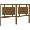 Image de vidaXL Tête de lit marron miel 155,5x4x100 cm Pin massif