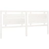 Image de vidaXL Tête de lit blanc 205,5x4x100 cm pin massif