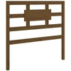 Image de vidaXL Tête de lit marron miel 80,5x4x100 cm Pin massif