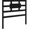 Image de vidaXL Tête de lit noire 95,5x4x100 cm pin massif