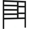 Image de vidaXL Tête de lit noire 106x4x104 cm pin massif