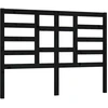 Image de vidaXL Tête de lit noire 146x4x104 cm Pin massif