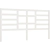 Image de vidaXL Tête de lit blanc 186x4x104 cm Pin massif