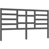 Image de vidaXL Tête de lit Gris 186x4x104 cm Pin massif