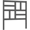 Image de vidaXL Tête de lit Gris 96x4x104 cm Pin massif