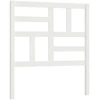 Image de vidaXL Tête de lit blanc 106x4x104 cm pin massif