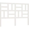 Image de vidaXL Tête de lit blanc 156x4x104 cm Pin massif
