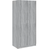 Image de vidaXL Armoire Gris Sonoma 80x52x180 cm Bois composite