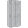 Image de vidaXL Armoire Gris Sonoma 90x52x200 cm Bois composite