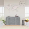 Image de vidaXL Sideboard Gris Sonoma 120x36x69 cm Bois composite