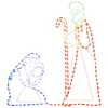 Image de vidaXL LED Silhouette Marie et Joseph 264 LED 40x55&38x100 cm