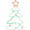 Image de vidaXL Silhouette LED Sapin de Noël 144 LED 88x56 cm