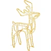Image de vidaXL Silhouette de renne LED blanc chaud 76x42x87 cm