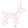 Image de vidaXL Silhouette de renne LED blanc chaud 60x30x60 cm