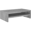 Image de vidaXL Pied d'écran gris Sonoma 42x24x13 cm bois composite