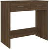 Image de vidaXL Bureau brun imitation chêne 80x40x75 cm bois composite