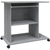 Image de vidaXL Bureau gris Sonoma 80x50x75 cm Bois composite
