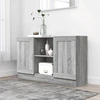 Image de vidaXL Sideboard Gris Sonoma 120x30,5x70 cm Matériau dérivé du bois