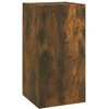 Image de vidaXL Armoire TV chêne fumé 30,5x30x60 cm Bois composite