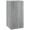 Image de vidaXL Armoire TV Gris Sonoma 30,5x30x60 cm Bois composite