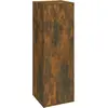 Image de vidaXL Armoire TV chêne fumé 30,5x30x90 cm Bois composite