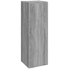 Image de vidaXL Armoire TV Gris Sonoma 30,5x30x90 cm Bois composite