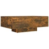 Image de vidaXL Table basse chêne fumé 85x55x31 cm Bois composite