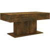 Image de vidaXL Table basse chêne fumé 96x50x45 cm bois composite