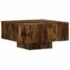 Image de Table basse chêne fumé 60x60x31,5 cm bois composite