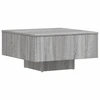 Image de vidaXL Table basse Gris Sonoma 60x60x31,5 cm Bois composite