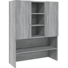 Image de vidaXL Armoire pour machine à laver Gris Sonoma 70,5x25,5x90 cm