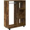Image de vidaXL Armoire chêne fumé 80x40x110 cm Bois composite