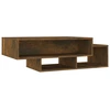 Image de vidaXL Table basse chêne fumé 105x55x32 cm bois composite