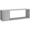 Image de vidaXL Armoire TV Gris Sonoma 100x24x32 cm Bois composite