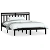 Image de VidaXL 3100573, erná, 146 cm, 195.5 cm, 100 cm, 1400 x 1900 mm, 1460 x 40 x 1000 mm