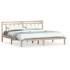 Image de vidaXL Lit en bois massif 180x200 cm
