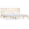 Image de vidaXL Lit en bois massif sans matelas 180x200 pin