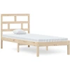Image de vidaXL Lit en bois massif 75x190 cm